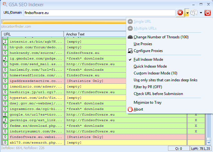 Webpage Indexing Tool
